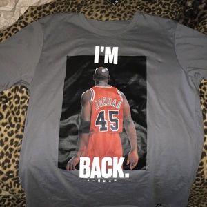 Jordan “I’m back” Black cement 3 shirt